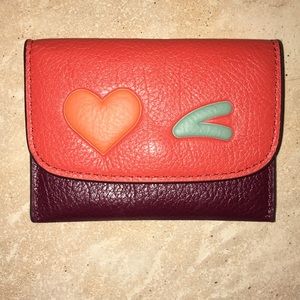 Coach Heart Pouch Card Wallet NWT! ❤️
